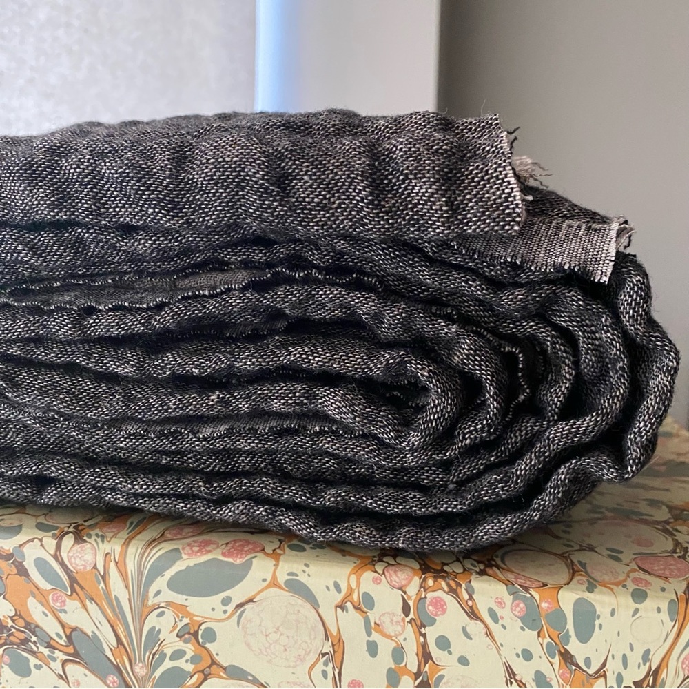 NWT doublesided linen fabric unused Lithuania